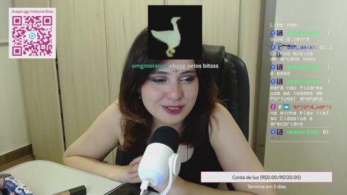 Duvido vc entrar na live !bits