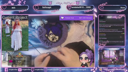 Moonchild Dress | Crochet and Chill | !mushroom !commission !discord !charity !rpg !pronouns