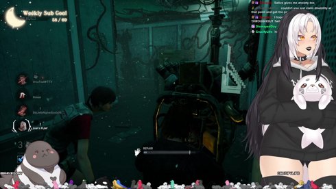☾⋆⁺₊ You got caught in a goth trap... what do you do? ☾⋆⁺₊ (+18) !daki !throne !ww !advancedgg #VHorrorS @orcatsukii