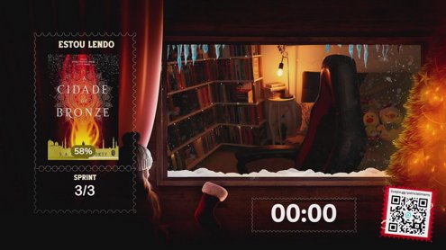 Foco na leitura na última semana de live do ano!! 🎄 !catarse