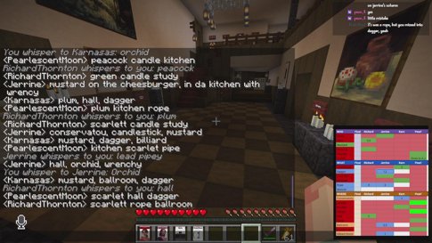 Cluedo in Minecraft! W/ the Aussie Crew @richardthornton and @karnasas