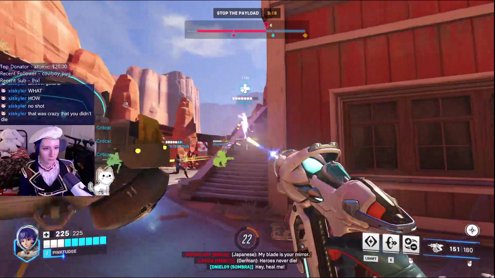 Caitlyn Plays OW! Cosplay Stream!