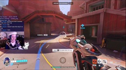Caitlyn Plays OW! Cosplay Stream!