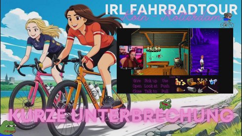 🚴‍♀️ IRL Fahrradtour zur Twitchcon mit @meloonie Tag 3 Tilburg → Rotterdam