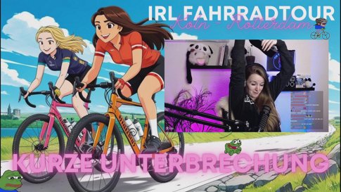 🚴‍♀️ IRL Fahrradtour zur Twitchcon mit @meloonie Tag 3 Tilburg → Rotterdam