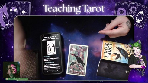 Tarot Tuesday- Readings/Art 1pm-2:30pm - Teaching Tarot 3pm - 5 pm EST with @theteemonster - !readings !kofi !throne !pronouns !discord