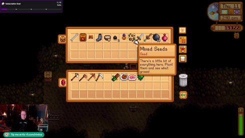 Cozy farming & planning for December streams and upcoming Streamfest!