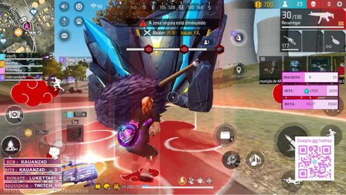 🔴 [ LIVE ON ] JOGANDO FREE FIRE COM VOCÊS 😊 !pix