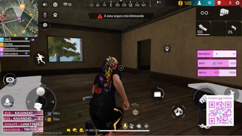 🔴 [ LIVE ON ] JOGANDO FREE FIRE COM VOCÊS 😊 !pix