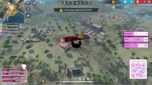 🔴 [ LIVE ON ] JOGANDO FREE FIRE COM VOCÊS 😊 !pix