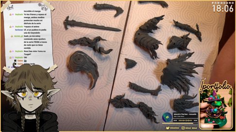 Morí y reviví 😑 Buenos días 😑 Coworking time~  Hoy empezamos con una figura nueva :)|  !pomodoro