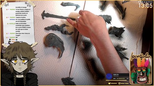 Morí y reviví 😑 Buenos días 😑 Coworking time~  Hoy empezamos con una figura nueva :)|  !pomodoro