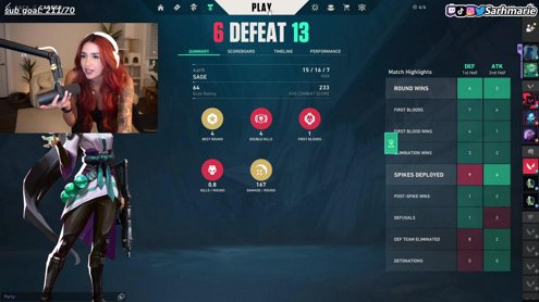 how to become top NA FEMALE STREAMER !socials