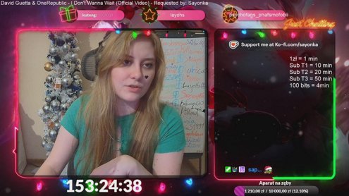 [215,5h+] STREAMEK PRZEDŁUŻANY w świątecznej odsłonie z KOŁEM NAGRÓD!  \(＾∀＾)/  <3 !zasady !koło !gierki !cosplaye !ig !dc !sr