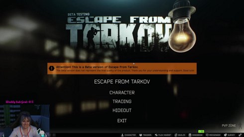 Girl plays tarkov, girl smashes tarkov.