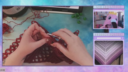 PARTNER PUSH - Crocheting *something* | !partner !throne !pattern !discord