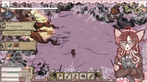 ꒰🌷 DAY 15 ꒱ restoring our burrow during winter 🤍 ⸝⸝ !donothon !kofi