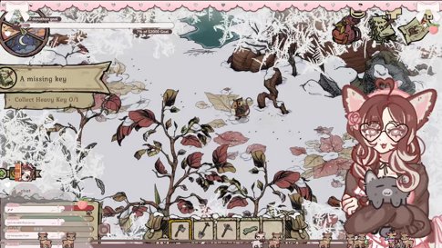 ꒰🌷 DAY 15 ꒱ restoring our burrow during winter 🤍 ⸝⸝ !donothon !kofi