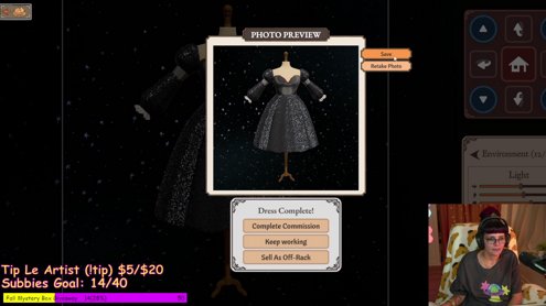 [ENG] Making dresses!! !shop !hype !socials