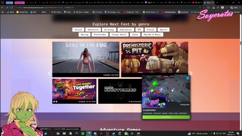 Steam Next Fest Browsing