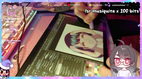 ✨️monachina dibujando - Musiquita x 100 bits uwu   | !tip !canjear