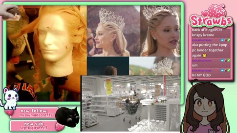 WICKED Glinda's Wig & Wand finish~! [ENVtuber]
