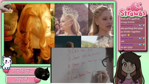 WICKED Glinda's Wig & Wand finish~! [ENVtuber]