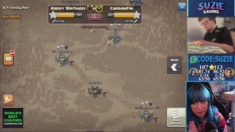 CARBONFIN Birthday War! Can Team Suzie win??