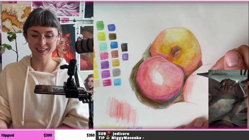 opening a secret box?? also painting more food | !tipgoal !demon !learnportraits !commands !figure