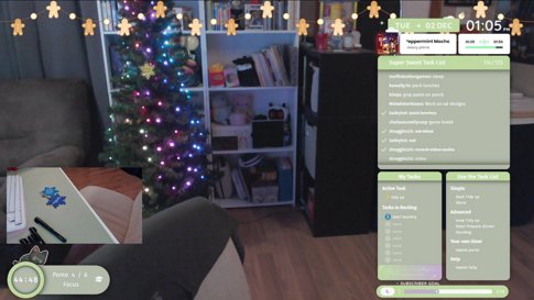 🎄TWITCHMAS DAY 2🎄 Subs get an ornament! || cozy co-working🍅50/10 pomos {MUTED until break time} !sweet !task !done !lurk !first !potato