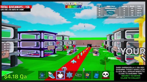 FORTNITE STEAL THE BRAINROT 😎TRADING  🎁 GIVEAWAYS 🔥INDEX PARTIES 👀 BASE TOURS ☘️ LETS GET LUCKY! ☘️ FOLLOW @THEBARRYSLOUNGE