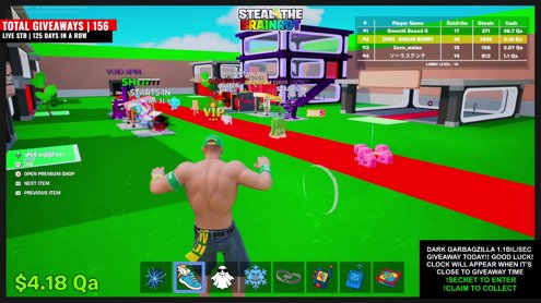 FORTNITE STEAL THE BRAINROT 😎TRADING  🎁 GIVEAWAYS 🔥INDEX PARTIES 👀 BASE TOURS ☘️ LETS GET LUCKY! ☘️ FOLLOW @THEBARRYSLOUNGE