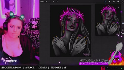 Drawing sin | monsters, baddies, & succubi, oh my! | !degen | !nugget |