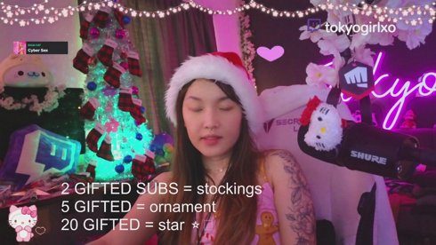 {18+} !DROPS | 2 GIFTED = STOCKINGS, 5 GIFTED = ORNAMENT, 20 GIFTED = STAR ⭐️ PARTNER PUSH?!⭐️♡ !oh !sus !rr !discord