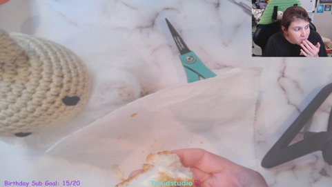 Birthday Stream Pt 2: Crocheting a Psyduck!