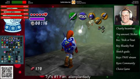 OOT Randomizer! Glitter Ball Raising Money for @feedingamerica via @tiltify | !donate !incentives