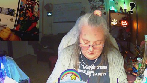 HMD!!! chat chill & cross stitching-crafter by day, tarot by night, stoner 24/7 Fund raising to see @faricia11