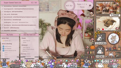 Happy Thursday Coworking 🍂🐻🍄 + arting ₍ᐢ.ˬ.ᐢ₎♡ • !menu !patreon !cowork !shop