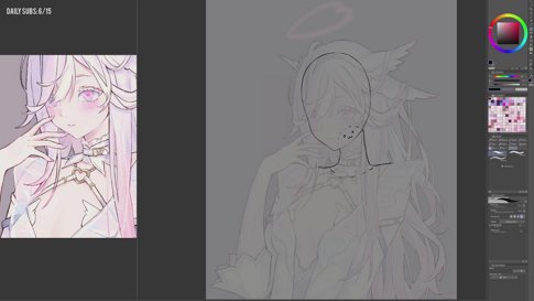 WORKING ON MY VTUBER 💘 COME GET THE EARLY SNEAKPEAKS 💘 COZY ART STREAM