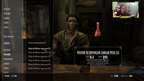 Me aburri, sale run de Skyrim? sale khajiita boxeador (sorteo activo en el canal) - !comandos